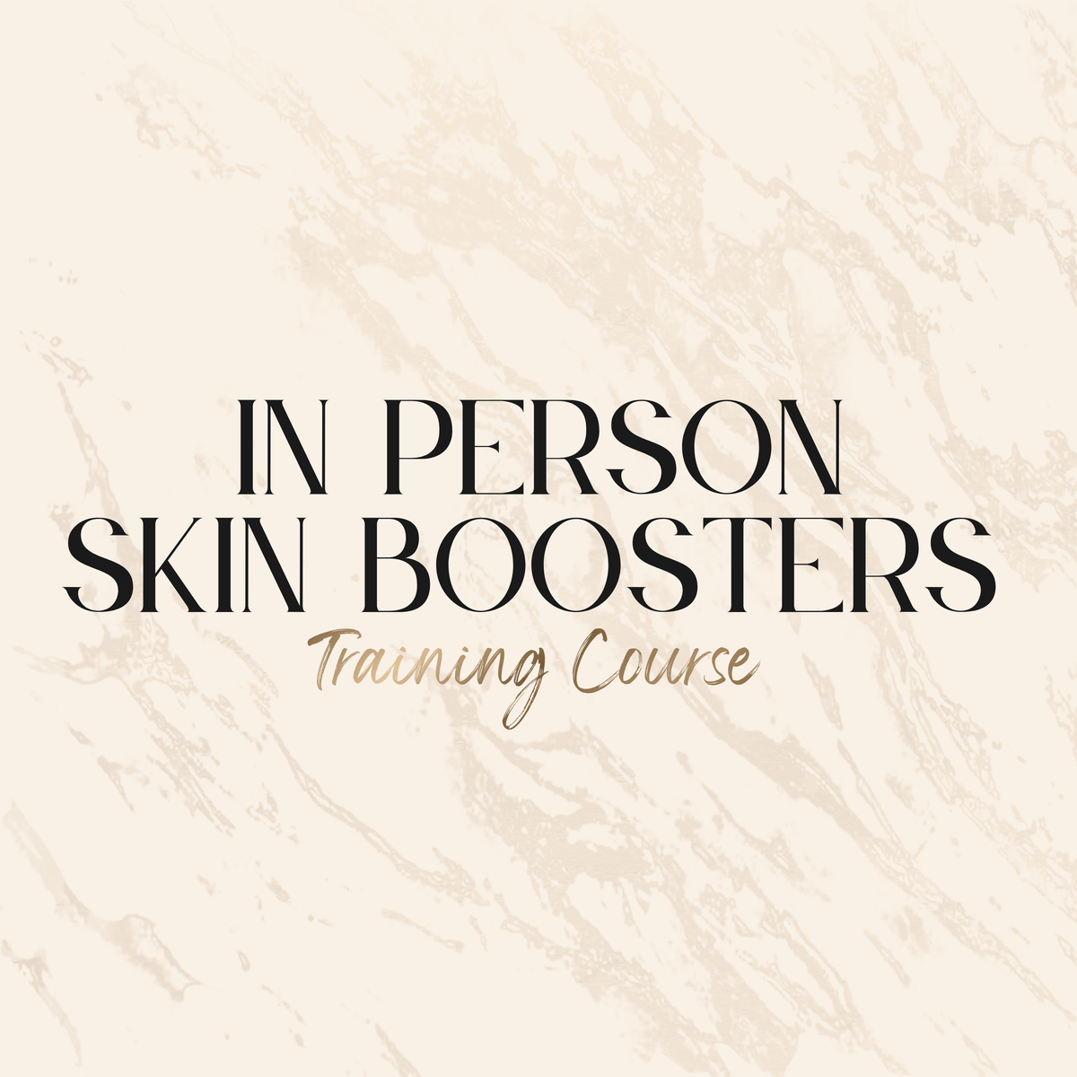In-Person Skin Boosters Training Course