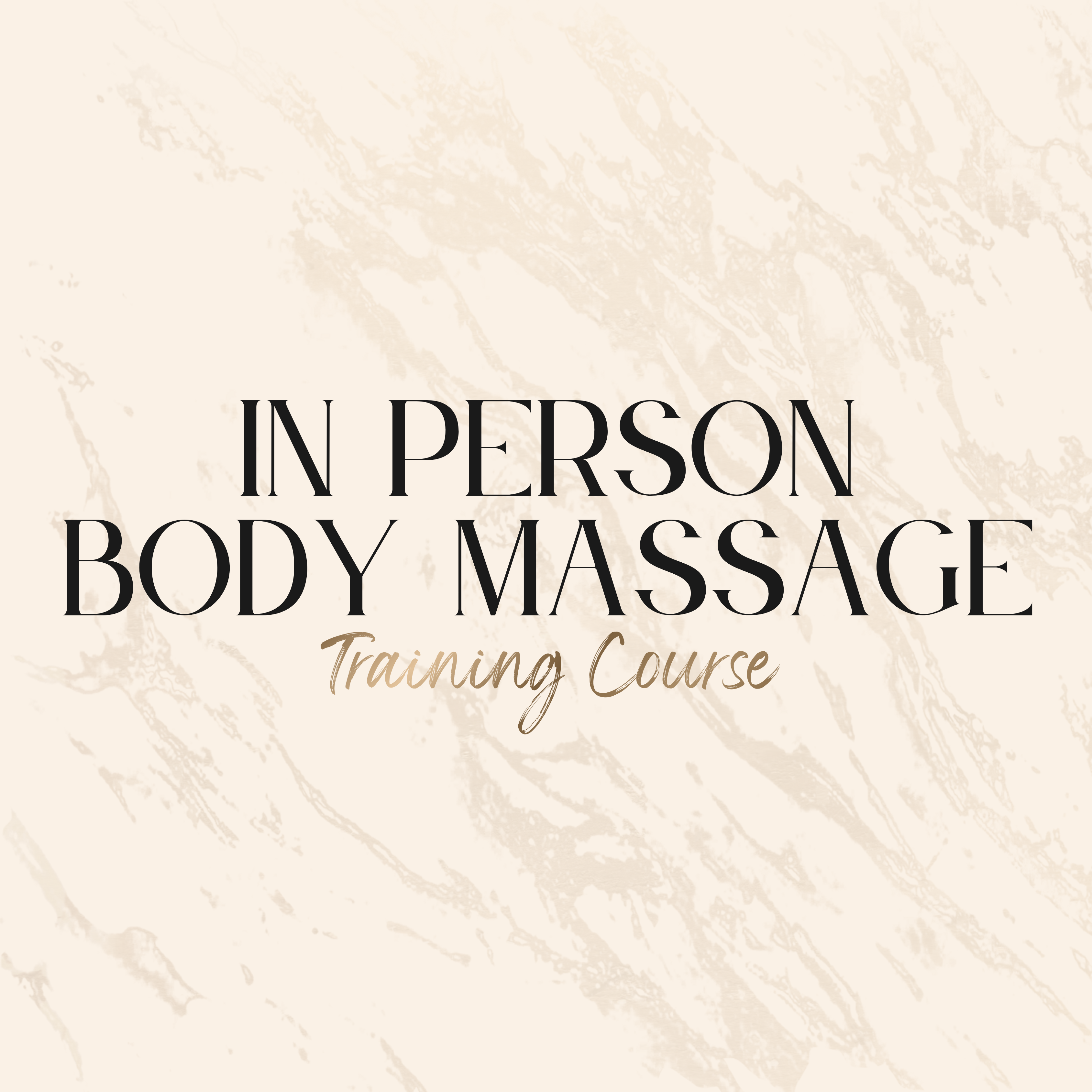 In Person Body Massage Training Course